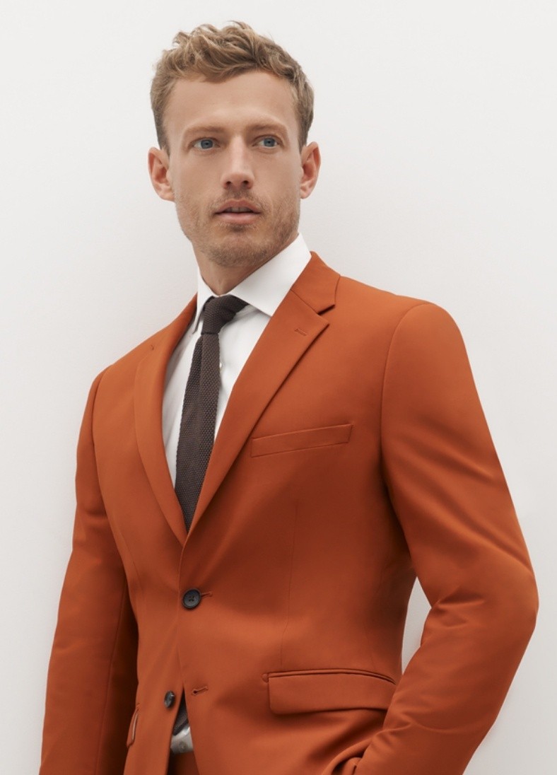 Men's Burnt Orange Suit